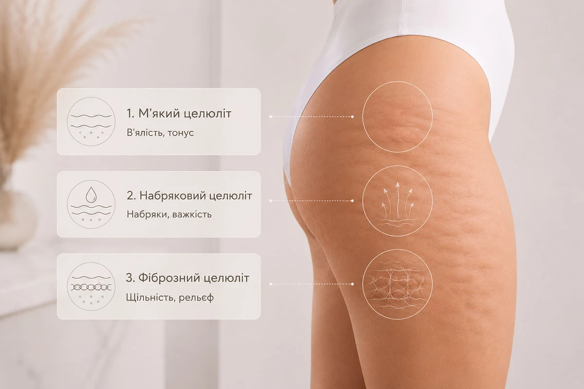 типы целлюлита и разные запросы клиентов
