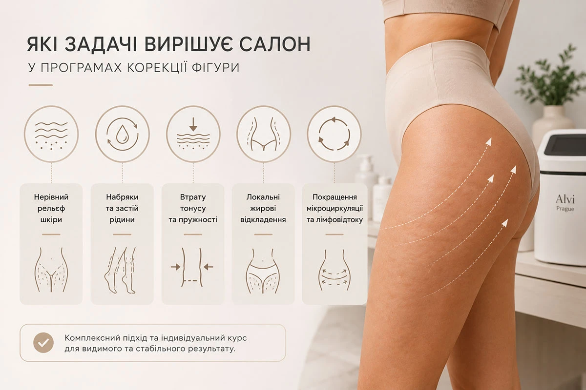 какие задачи салон решает в программах коррекции фигуры
