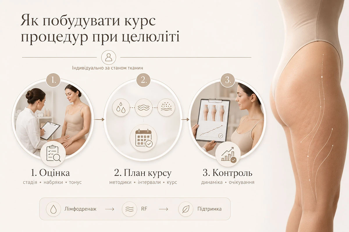 как построить курс процедур при целлюлите