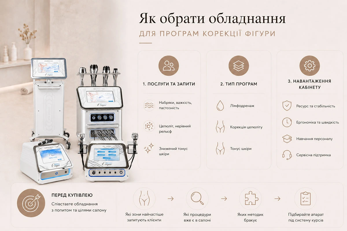 как выбрать оборудование для программ коррекции фигуры