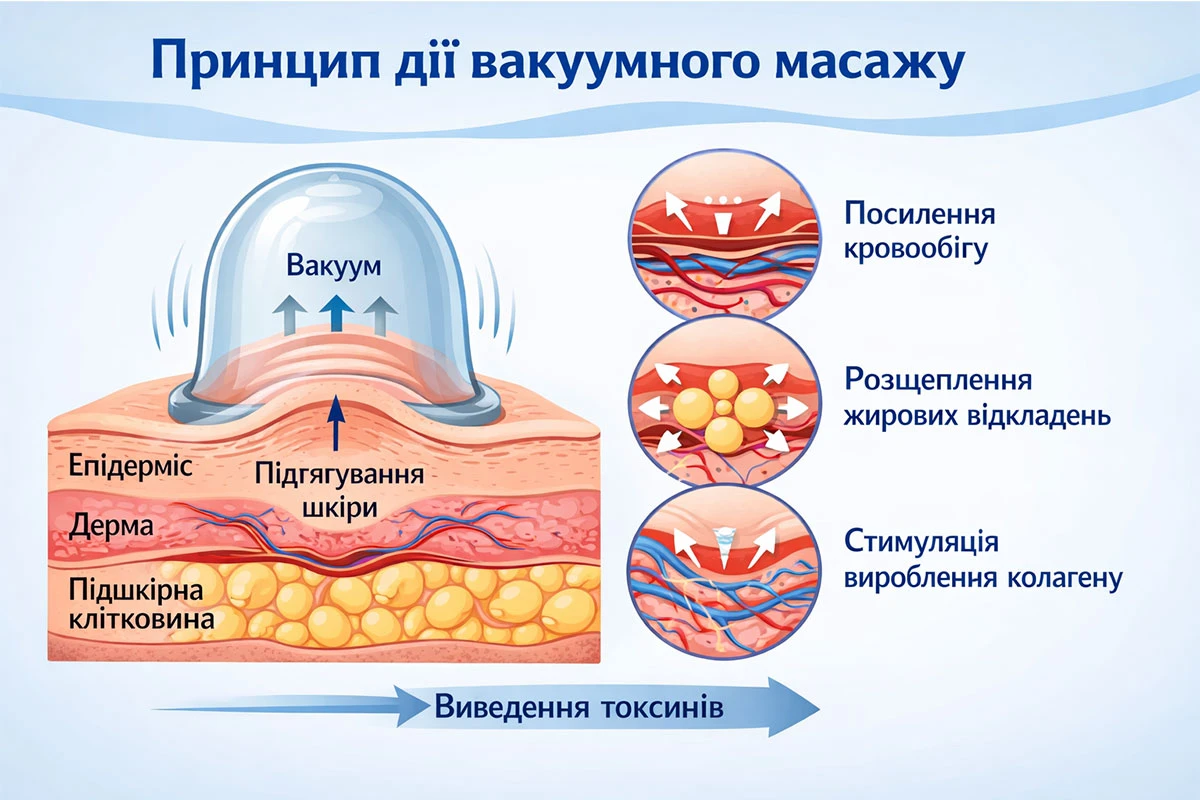 принцип действия вакуумного массажа