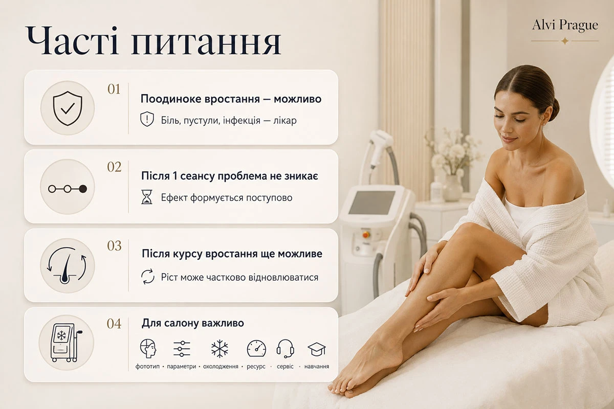 частые вопросы о вросших волосах