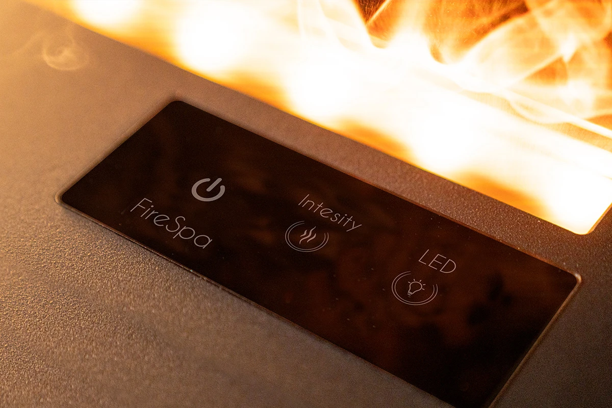 купить паровой камин на воде встроенный FireSpa alvi prague цена