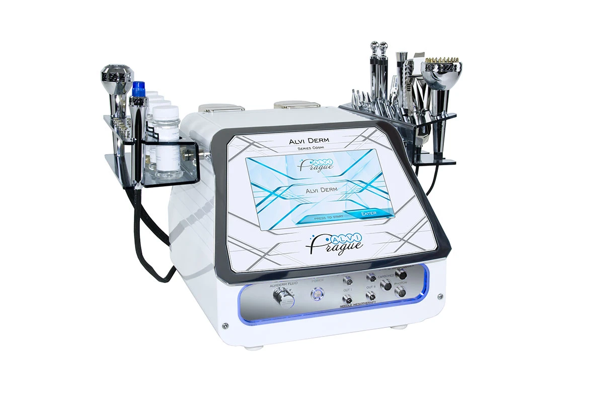 ультразвук аппарата вакуумного гидропилинга alviderm