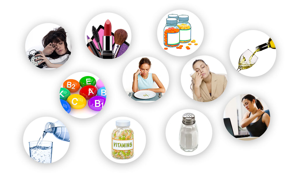 Как убрать отек лица утром