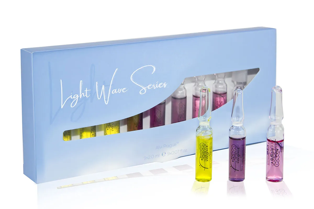 набор ампул Light Wave Series для восстановления чувствительной кожи купить Alvi Prague