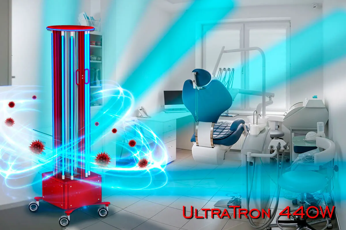 бактерицидний опромінювач ultratron-440W 8 ламп ціна Україна